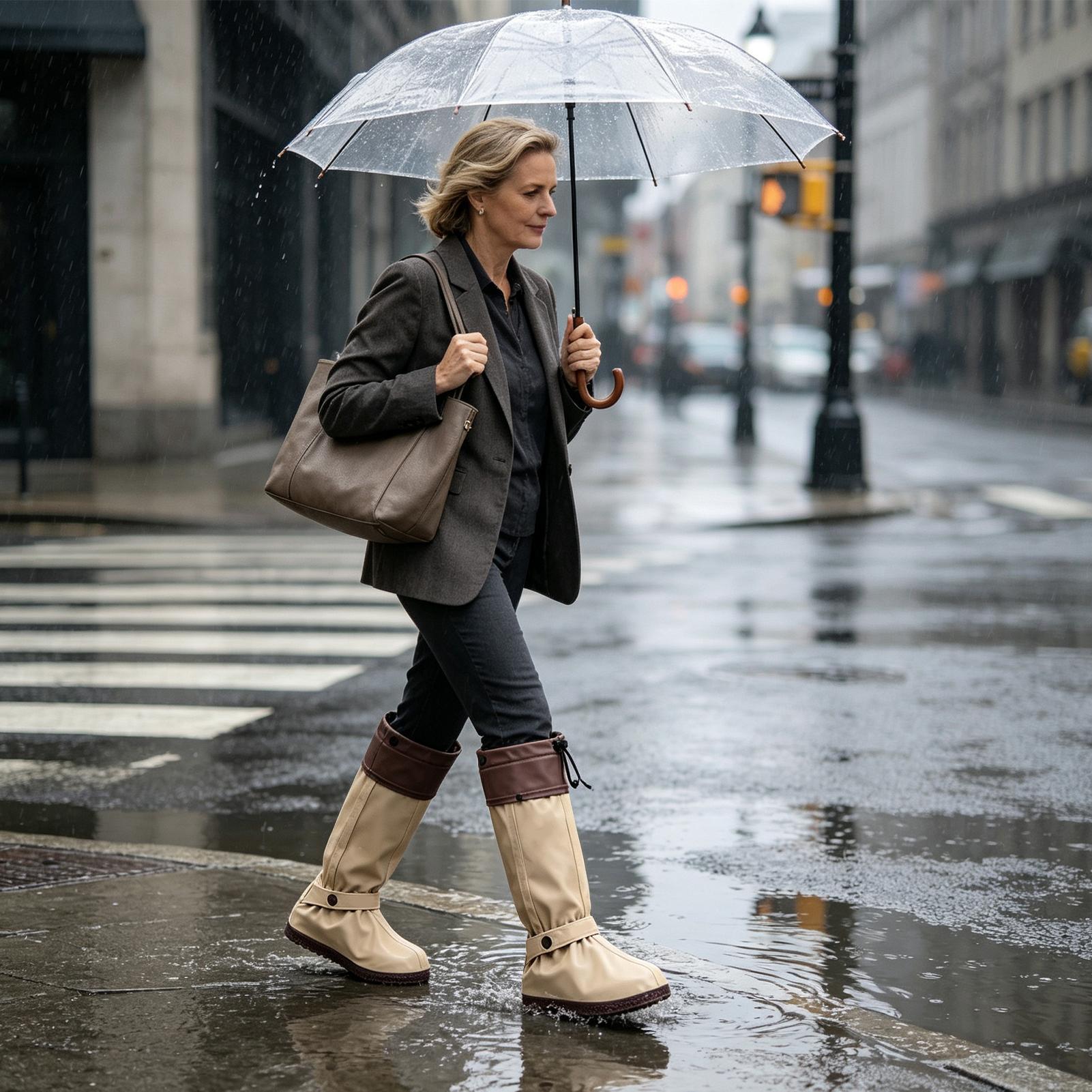 Couvre-chaussures de pluie réu - Cycling Commute In Rain avis et prix