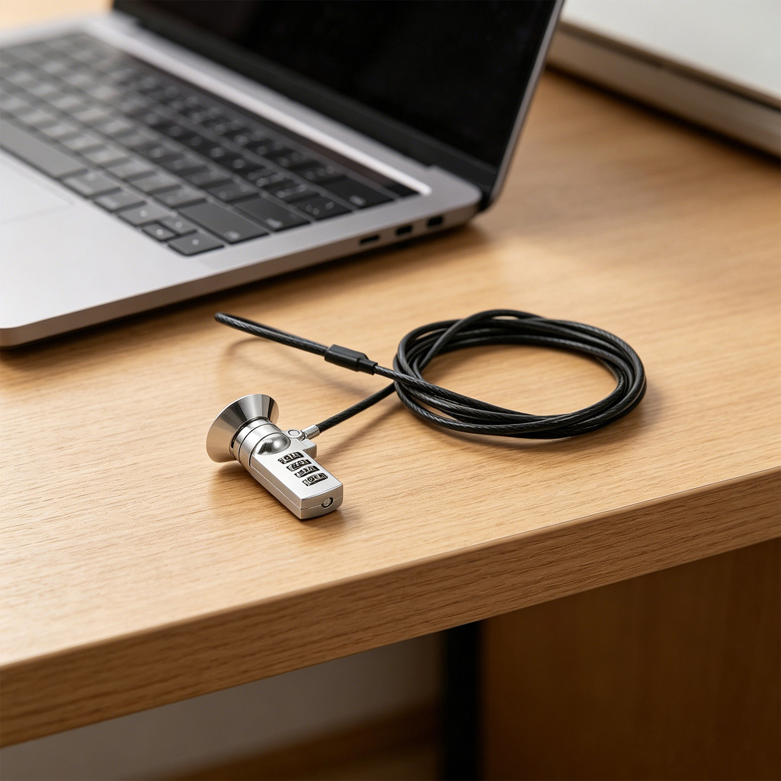 1 ensemble de serrures à combi - Cable Lock Flexible avis et prix
