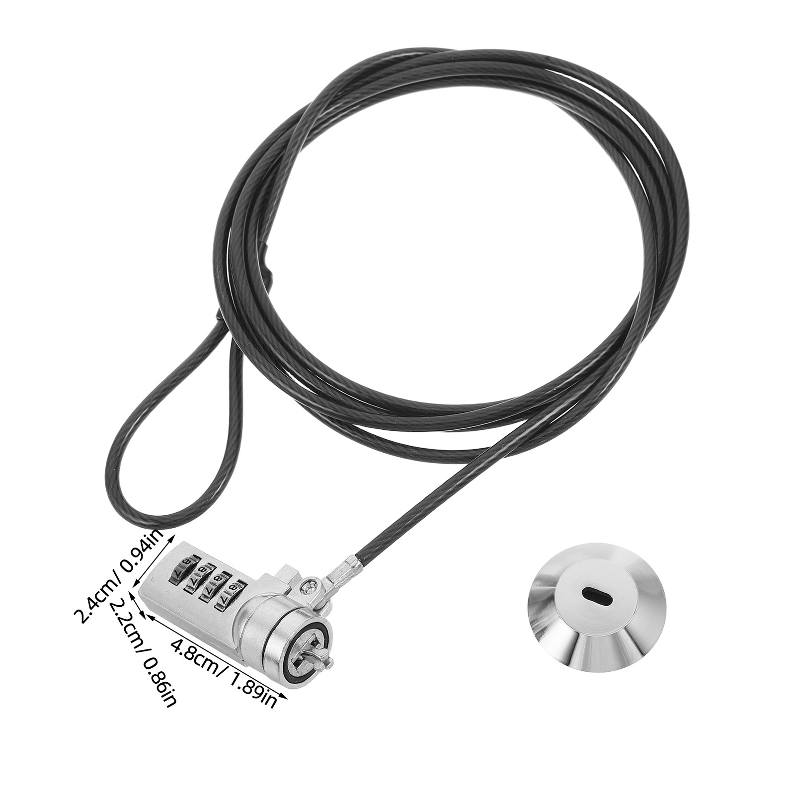 1 ensemble de serrures à combi - Cable Lock Flexible avis et prix